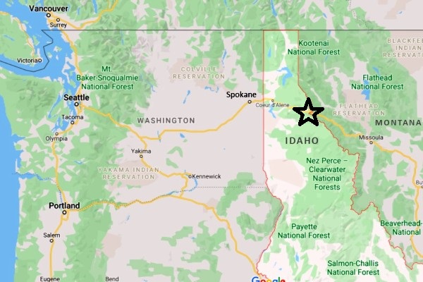 North Idaho Elk Map